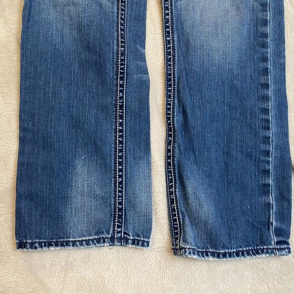 CJ Black Men's Jeans 32x30 Distressed Blue Denim Straight Leg 100% Cotton Pocket - Picture 14 of 16